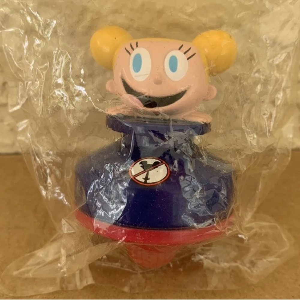 Vintage Kellogg’s Cartoon Network Dexters Laboratory Deedee Spinning Top NIP